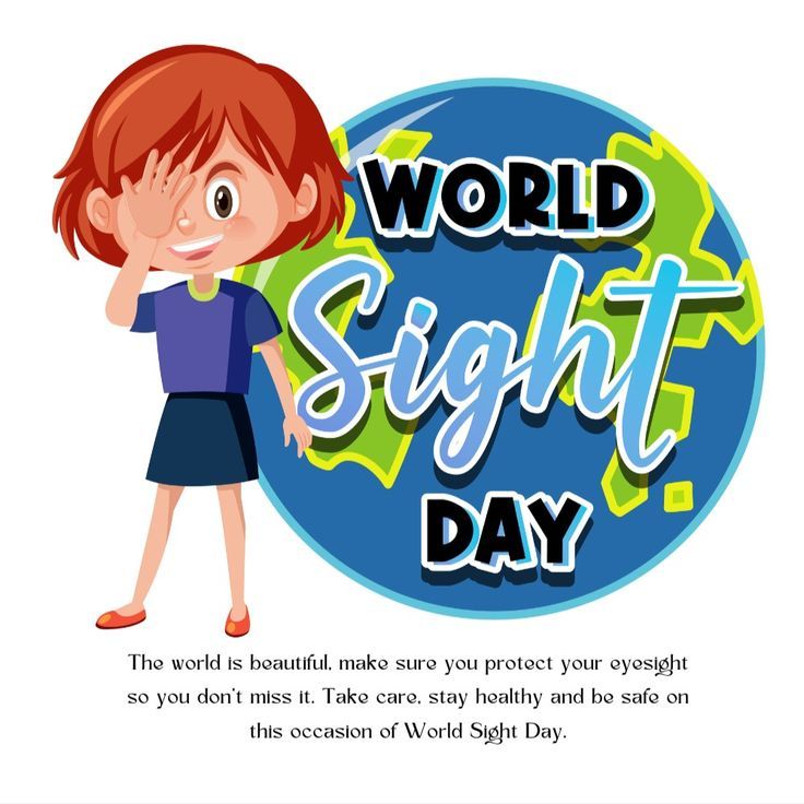 Happy World Sight Day ! World Sight Day Poster, World Sight Day, English Writing Skills, English Writing, Day Wishes, Best Teacher, Writing Skills, Graphic Poster, How To Stay Healthy