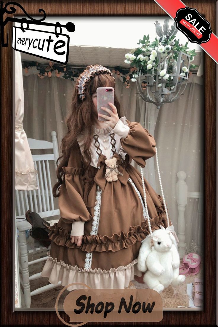 Japanese Gothic Lolita Dress Women Kawaii Bow Bear Lace Blue Dress Long Sleeve Princess Dress Female Cute Sweet Party Vestido Harajuku Style Ruffled Party Dress, Harajuku Style Ruffle Dresses For Costume, Harajuku Style Long Sleeve Costume Dress, Kawaii Ruffled Costume Dress, Kawaii Ruffle Costume Dress, Cute Ruffled Dresses For Cosplay, Kawaii Dress With Doll Collar For Costume Party, Kawaii Dresses For Cosplay, Kawaii Ruffle Dress For Cosplay