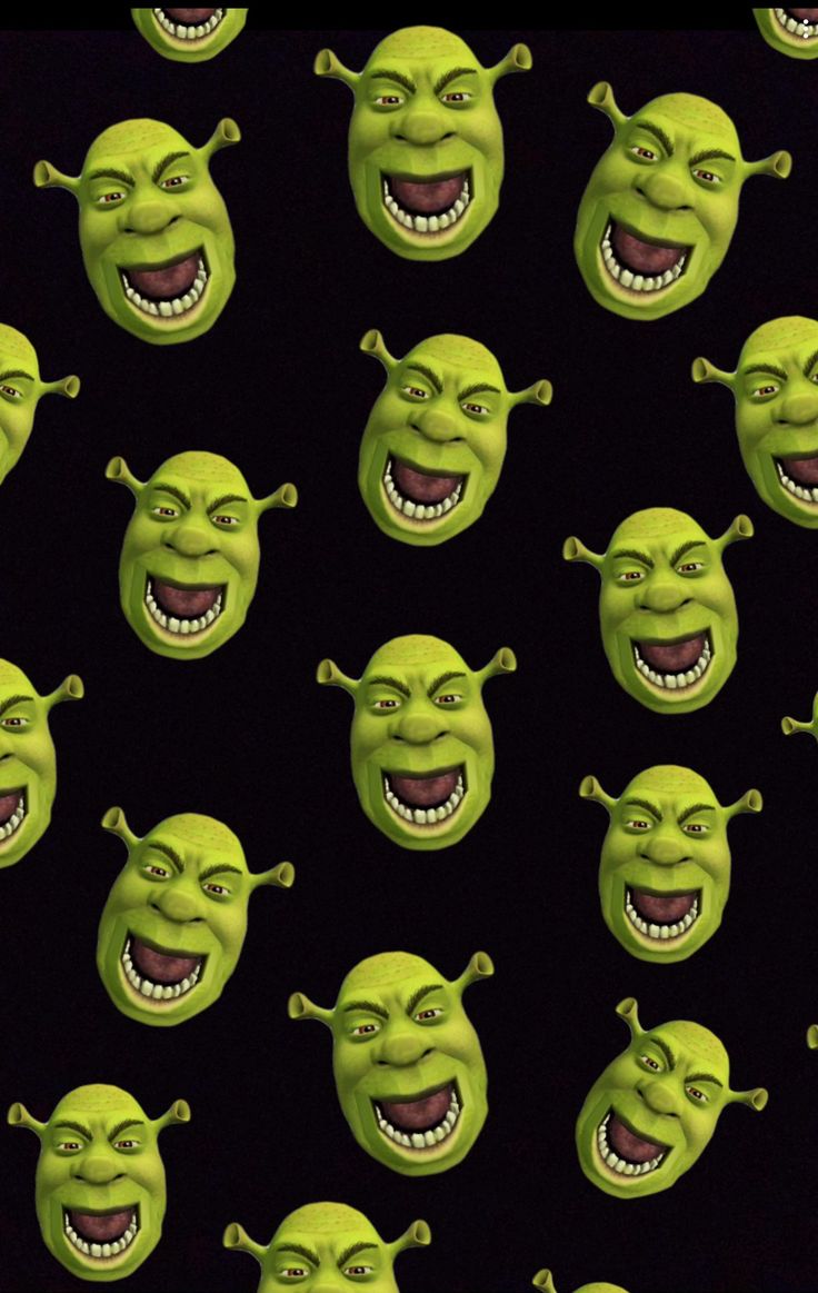 many green faces are shown on a black background, with one smiling and the other frowning