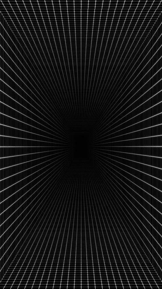 an abstract black and white background with lines in the center, as if it is going through