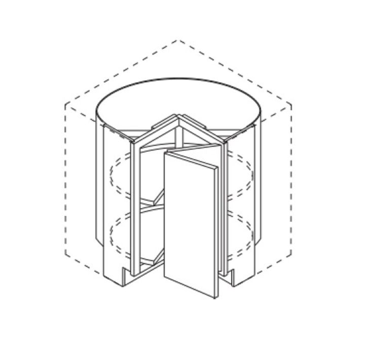 the drawing shows an open door in front of a white background with lines on it