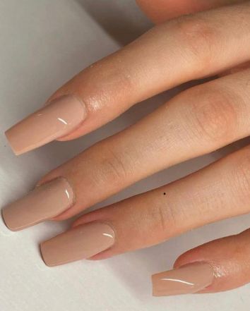 Ongles Beiges, Tan Nails, Xmas Nail, Acrylic Nails Nude, Long Square Nails, Nude Nail Designs, Beige Nails, Work Nails, Neutral Nails