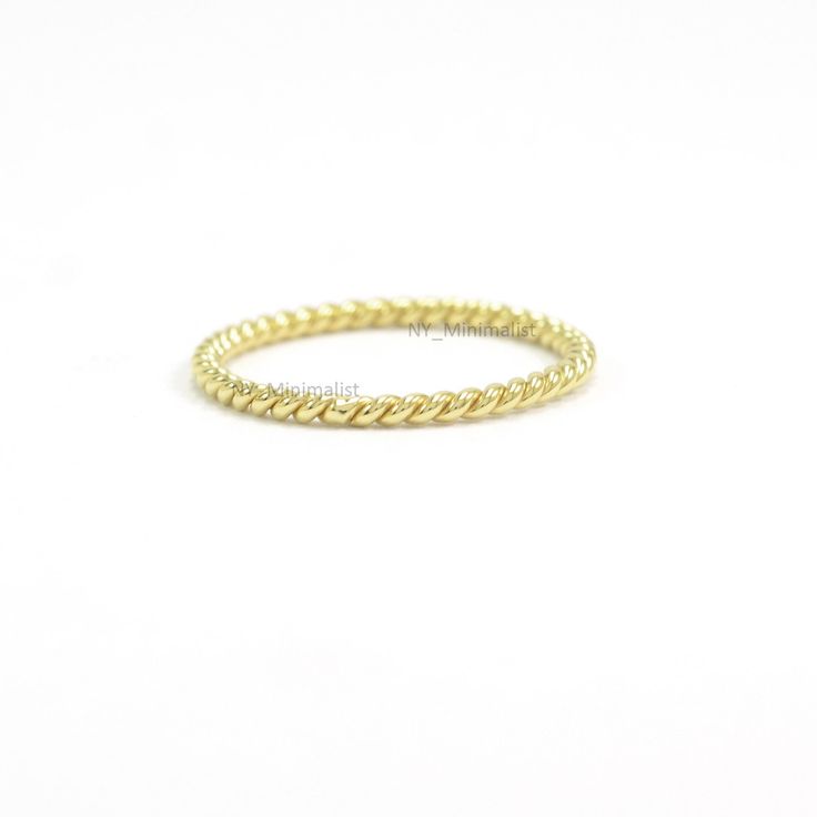 This ring is made with Solid 14K Yellow Gold Twist Rope Spinner Eternity Band Ring Handmade Fine Birthday Giving Jewelry Gift For Friends * SKU: SGR00208 * Made to Order. * Gold Purity: 14K Solid Yellow Gold (stamped) * Custom Gold Color: Yellow, Rose, White Gold * Custom Gold Purity: 9K/14K/18K (Charges Apply) Product Measurements:- Ring Size: 2 to 10 (All sizes available) ✦ Size can be customized as per your request, please mention the required size in buyer notes (Charges may apply). ✦ Shippi Eternity Band Ring, Twist Ring, Moonstone Pendant, Fine Jewelry Gift, Eternity Band, Handmade Wedding, Real Diamonds, Eternity Bands, Photo Jewelry