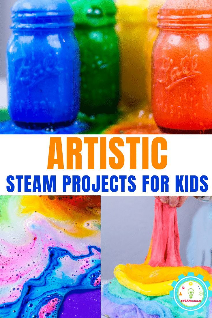 These STEM art projects provide a fun STEM-focused way to learn art and design. These bright and colorful STEAM activities for kids put the art into STEAM! Stem Art Projects, Steam Art Projects, Steam Projects For Kids, Steam Activities For Kids, Storybook Village, Summer Stem Activities, Stem Art, Steam Art, Classroom Science