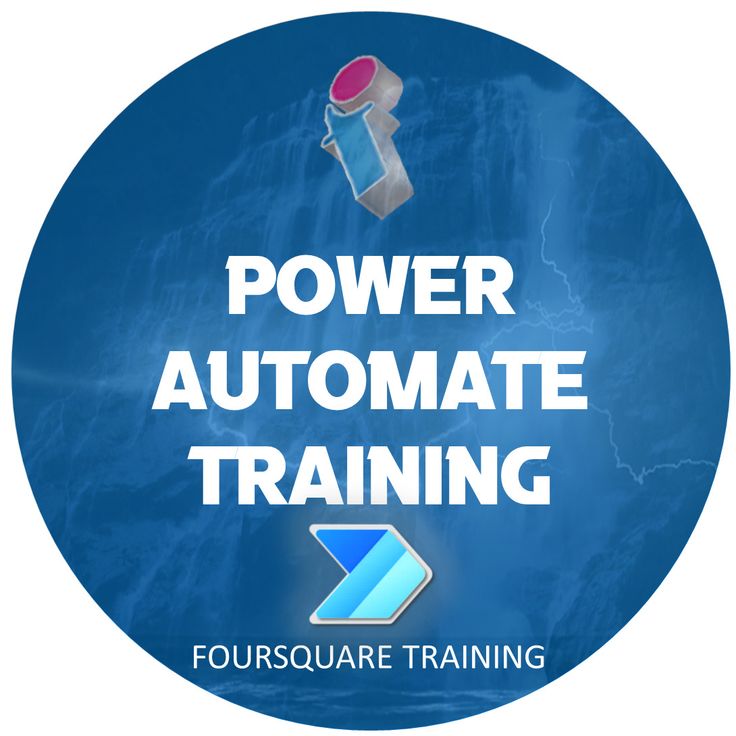 Power Automate Training Logo Training Logo, Logo Badge, Best Practices, Training Courses, The Two, Four Square, Microsoft, Branding, Train