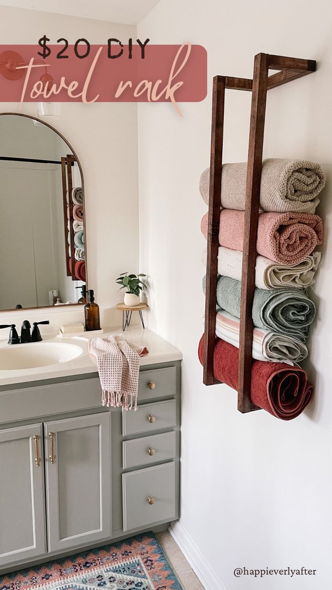 towel rack
bathroom storage
DIY
storage
bathroom Barn Closet Door, Slat Barn Door, Diy Towel Rack Bathroom, Towel Rack Bathroom Diy, Barn Door Projects, Diy Towel Rack, Bathroom Furniture Design, Diy Towels, Diy House Renovations