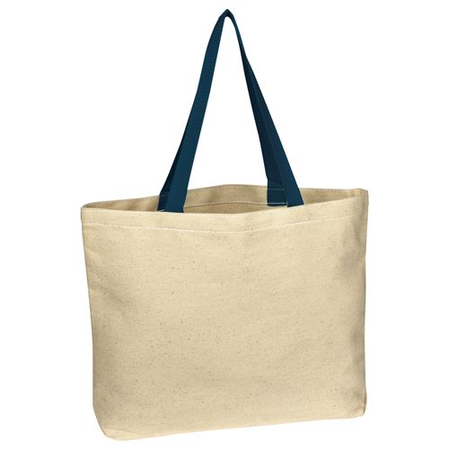 Made Of 8 Oz. Cotton Canvas, 20" Handles. Spot Clean/Air Dry. Custom Natural Cotton Canvas Tote Bag in Navy | Totes | Grocery Totes Wedding Tote Bag, Promotional Bags, Grocery Tote Bag, Wedding Tote, Green Tote, Red Tote, Grocery Tote, Zippered Tote, Black Tote