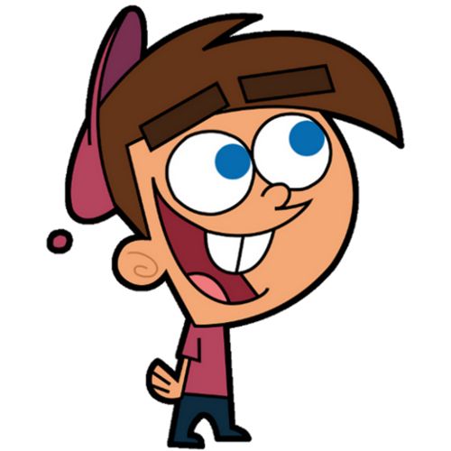 a cartoon character with big eyes and brown hair