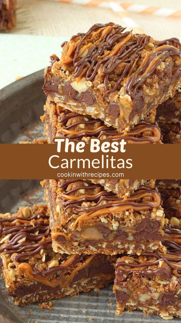 The Best Carmelitas Recipe Carmalitas Bar, Carmelitas Recipe 9x13, 12 Tomatoes Recipes Cookies, Kraft Caramel Recipes, Caramel Bits Recipes, Desserts With Caramel, Caramilk Recipes, Thanksgiving Brownies, Carmel Desserts