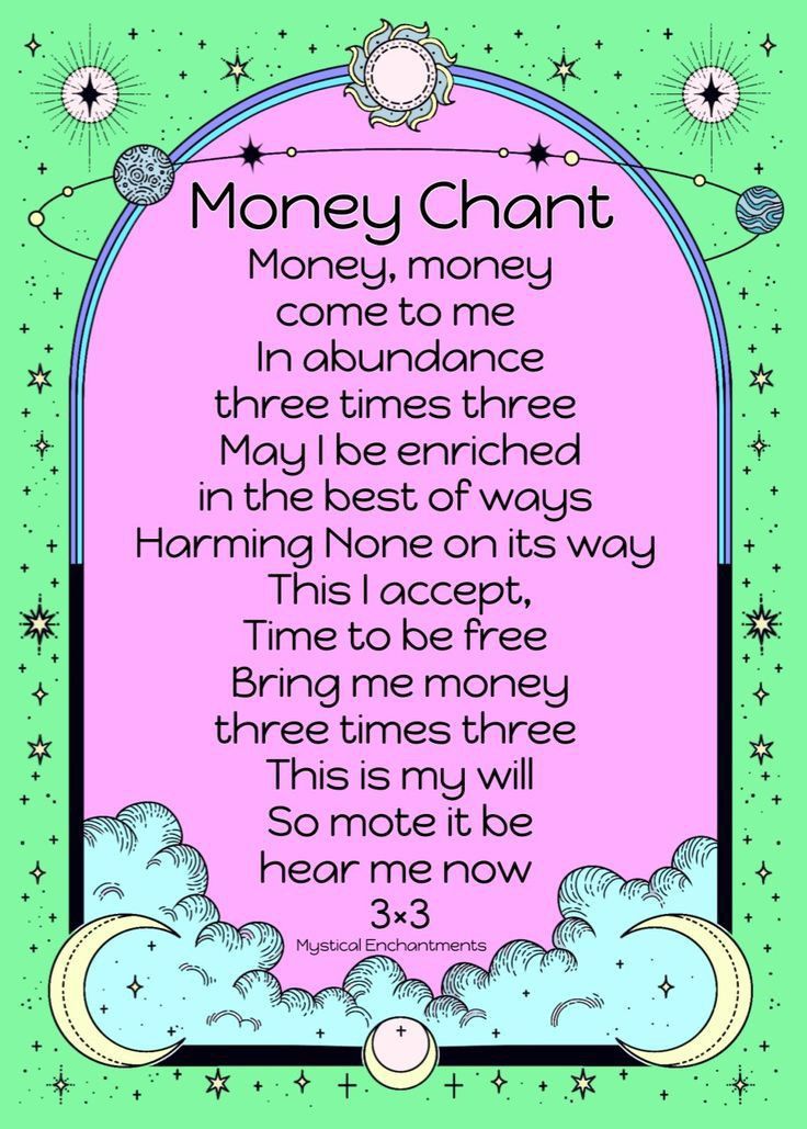 Money Chants, Money Chant, Money Spells Magic, Manifestation Spells, Witchcraft Spells For Beginners, Money Spells That Work, Good Luck Spells, Spells Magic, Money Spell