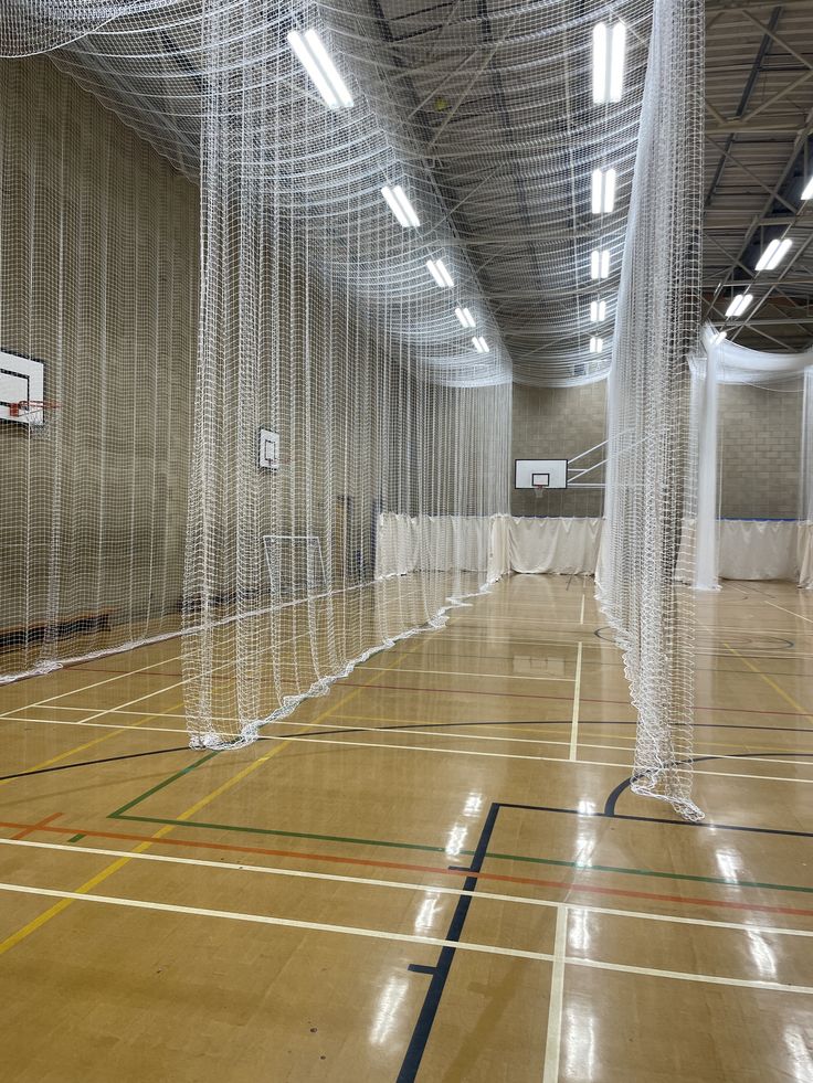 Sports cricket hall Indoor Cricket, Cricket Practice, Cricket Nets, Pvc Storage, Sports Hall, Leisure Center, Batting Cages, City Road, Sport Hall