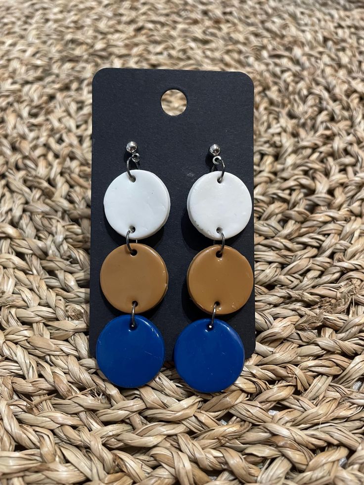 Handmade earrings - stainless steel jewelry Very light and solid. Brown And Blue, Steel Jewelry, Stainless Steel Jewelry, Handmade Earrings, Earrings Handmade, Jewelry Earrings Dangle, Dangle Drop Earrings, Dangle Earrings, Bathing Beauties