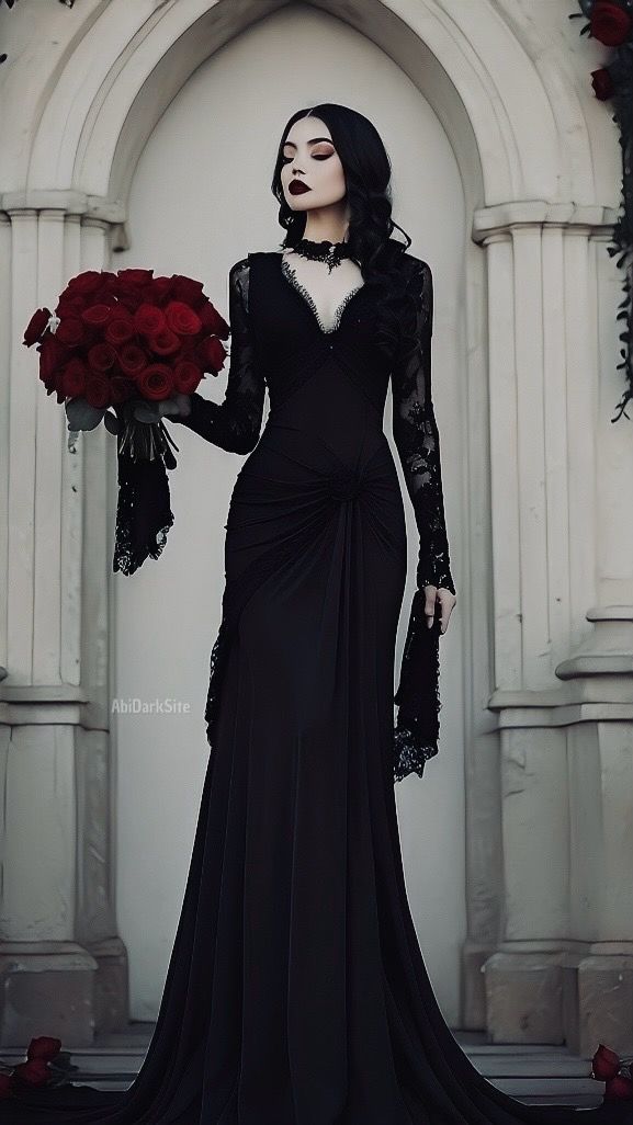 Vamp Outfit, Goth Outfits Casual, Vampire Gown, Perspective Poses, Dark Romantic Wedding, Vampire Dress, Goth Princess, Vampire Clothes, Vampire Gothic