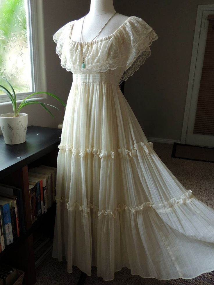 Gunne Sax Wedding Dress, Vintage Gunne Sax Dress, Sax Dress, Gunne Sax Dress, Bohemian Wedding Dress, Bohemian Wedding Dresses, Wedding Dresses For Sale, Vestidos Vintage, Gunne Sax