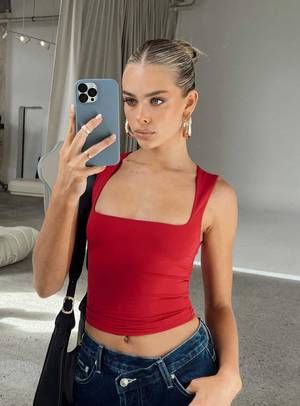 Colton Tee Grey Y2k Fashion Pink, Knit Style, Strapless Tops, Buy Now Pay Later, Casual Tank Tops, Sleeveless Vest, Looks Style, Mode Inspiration, Back In Time