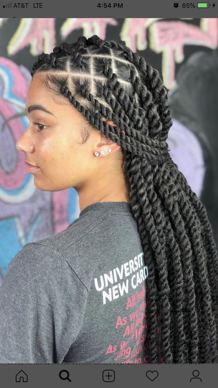 @happydayjasmine Hair Baddie, Havana Twists, Natural Braided Hairstyles, Senegalese Twists, Natural Braids, Braided Styles, Weave Styles, Twist Braid Hairstyles, Goddess Locs