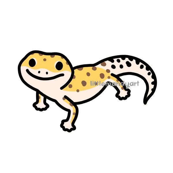 a yellow and black lizard with spots on it's body, standing in the air