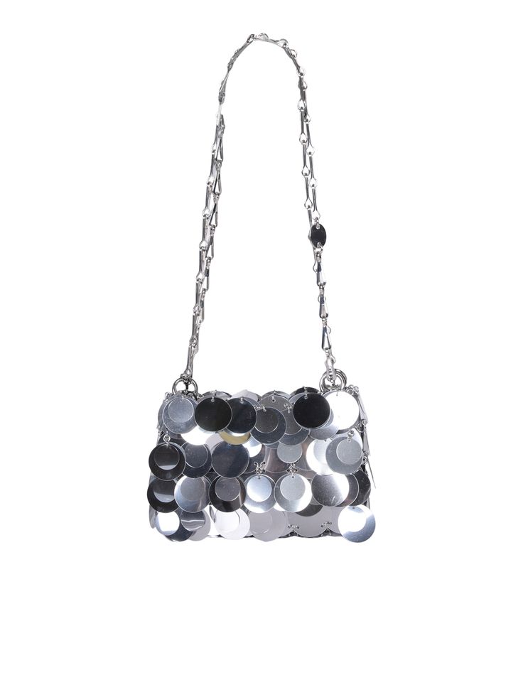 90/ Pl, 10% Brass Evening Crossbody Shoulder Bag With Silver-tone Hardware, Evening Tote Shoulder Bag With Silver-tone Hardware, Evening Shoulder Tote Bag With Silver-tone Hardware, Crossbody Evening Bag With Magnetic Closure For Party, Party Bags With Magnetic Closure And Top Handle, Designer Bags With Silver-tone Hardware For Events, Party Shoulder Bag With Silver-tone Hardware And Top Handle, Luxury Silver Shoulder Bag Clutch, Party Shoulder Bag With Top Handle And Silver-tone Hardware