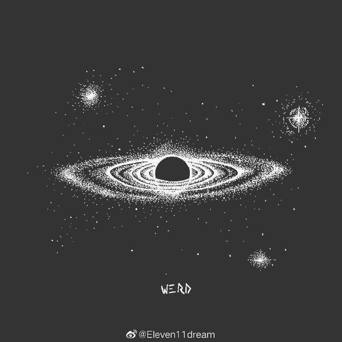 an image of the solar system in black and white with stars around it, as well as text that reads we are eleven dream