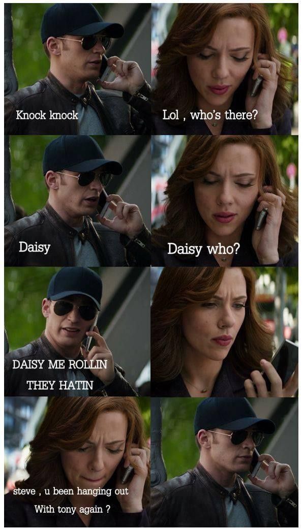 the avengers are talking on their cell phones