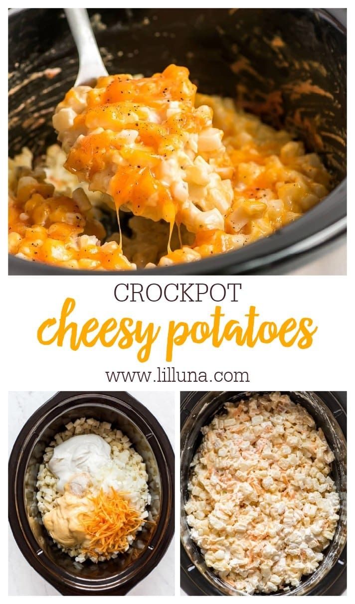 crockpot cheesy potatoes recipe in an instant pot