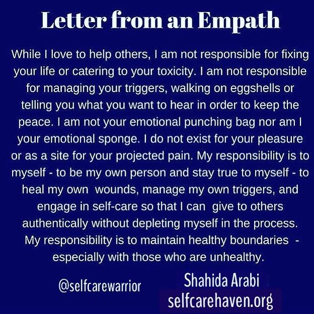 a letter from an empathh