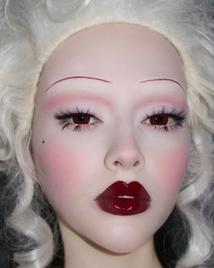 Drag Make-up, Drag Makeup, Swag Makeup, White Makeup, Queen Makeup, Image Swag, Doll Makeup, Clown Makeup, Eye Makeup Art