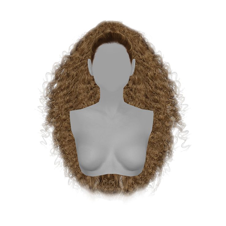 a mannequin's head is covered with fake hair