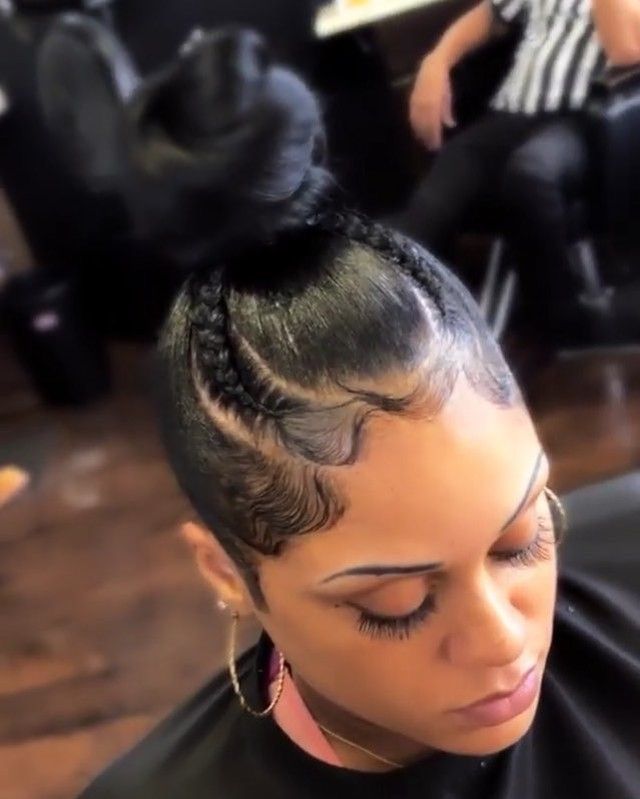 Braided Updo Black Hair, Cabello Afro Natural, Black Hair Updo Hairstyles, Weave Ponytail Hairstyles, Sleek Ponytail Hairstyles, Black Ponytail Hairstyles, Braided Ponytail Hairstyles, Natural Hair Styles Easy, Natural Hair Updo