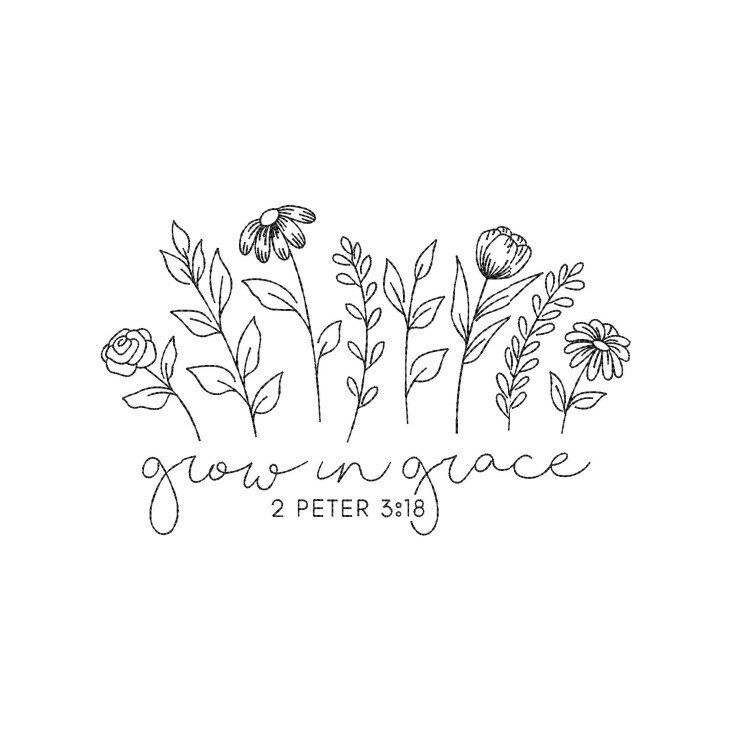 flowers and the words you are grace in black ink on a white background with handwritten lettering