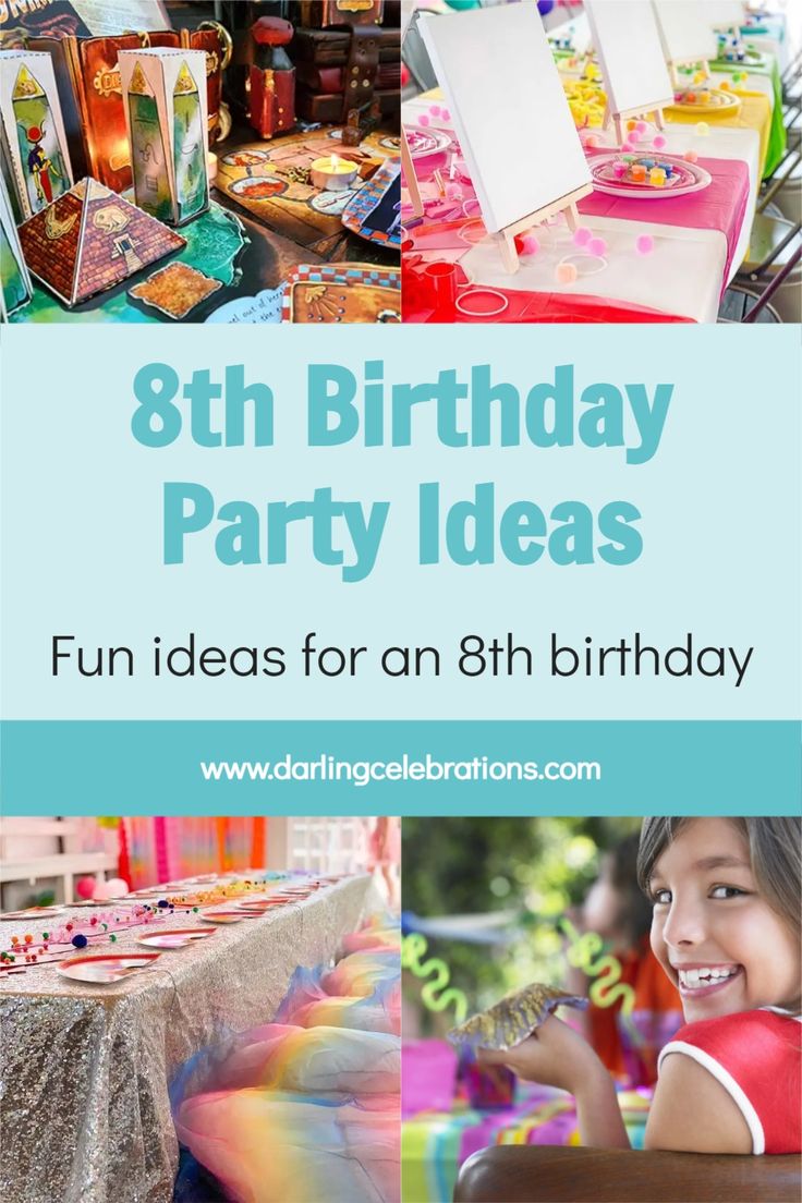 the birthday party has been set up with colorful decorations and tables for children to sit at