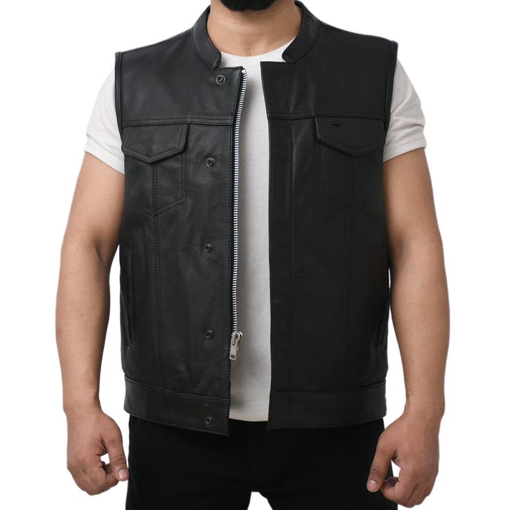 When it comes to the modern yet traditional look, the leather vest is the one to complete it for you. Best Leather NY offers you the best plunge men's motorcycle leather vest to make you fulfil your dream of looking rugged yet professional and cool. It is a cowhide leather jacket with pockets and a two-button chest. When you want to make your hiking trip worthwhile and safe, this vest is one of the best to complement your outfit. It can be worn around the city, hiked, or used as a mid-layer for