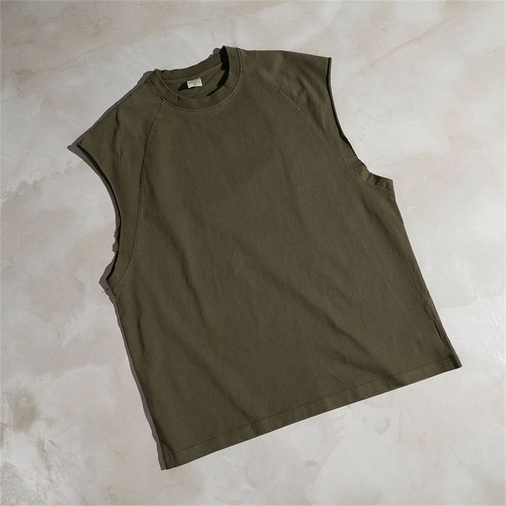 High Street Raglan Sleeveless T-Shirt

Fabric: Cotton

Size: S, M, L, XL, 2XL

Color : White, Black, Army Green, Royalblue, Coffee, Gray, Apricot

Pattern: Solid Color

Type of collar: Round Neck

For the season: Summer

Applicable Scene: Leisure, Daily Solid Color Sleeveless Casual T-shirt, Green Casual Muscle Tee, Casual Tank Muscle Tee, Solid Crew Neck Cotton Vest, Green Cotton Crew Neck Vest, Solid Cotton Crew Neck Vest, Casual Green Vest Top, Cotton Crew Neck Vest, Sleeveless Relaxed Fit Tops In Plain Color