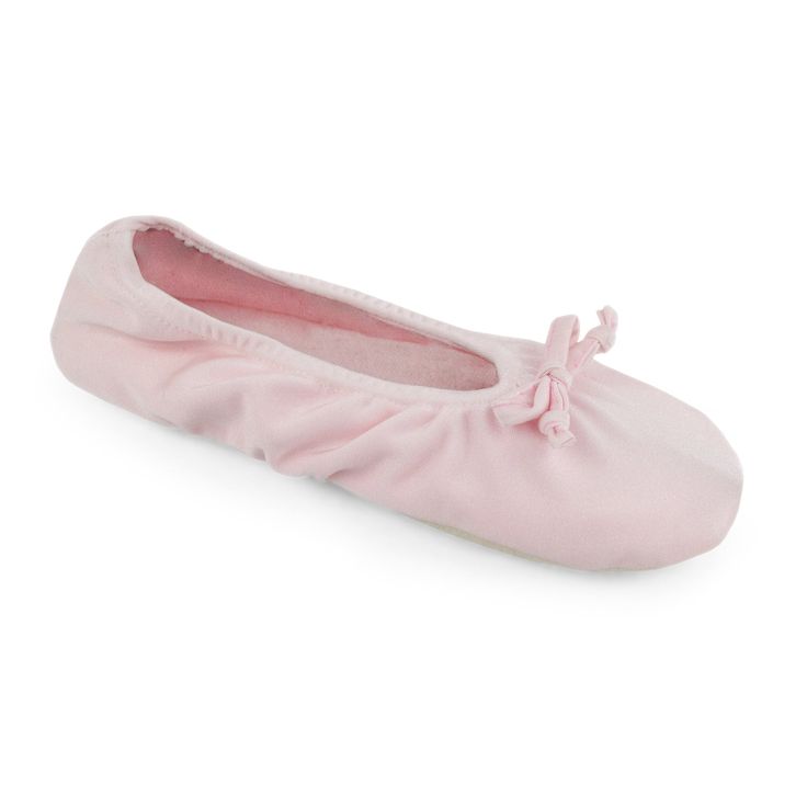 Get cozy with MUK LUKS® Women's Stretch Satin Ballerina Slippers. It’s simple pull-on style, cushioned foam insole and soft statin fabric will make you want to lounge all day long. Machine wash cold, only non-chlorine bleach when needed, dry flat to dry. Imported. - 90% Nylon, 10% Spandex Stretch Satin Upper- 90% Nylon, 10% Spandex Stretch Satin Lining- 100% Polyester Insole- 100% Polyester Suede Sole- Foam Insole- US Women's Sizes S/M (5-7), L/XL (8-10)- Multiple Color Options Slippers Online, Ballerina Slippers, Slipper Socks, Stretch Satin, Slipper Shoes, Mens Gift Sets, Pump Sandals, Multiple Color, Getting Cozy