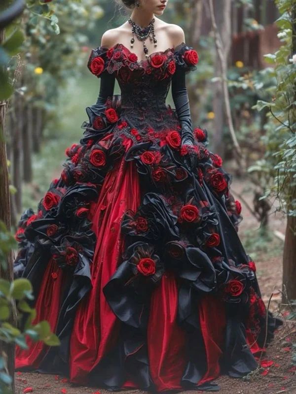 Fairy Dresses, Fantasy Gowns, Ladies Gown, Retro Women, Ball Gown Dresses, Fantasy Clothing, Unique Dresses, Flower Fashion, Work For You