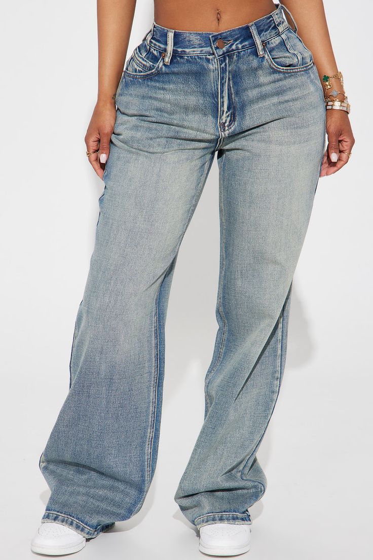 Ain't That Sweet Tinted Baggy Jeans - Light Wash | Fashion Nova, Jeans | Fashion Nova Where To Buy Jeans, Fashion Nova Outfits, Outfit Inspo Casual, Swag Outfits For Girls, Simple Trendy Outfits, Cute Everyday Outfits, Really Cute Outfits, Cute Simple Outfits