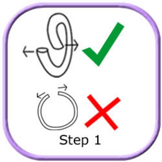 an icon with the words step 1 and two arrows