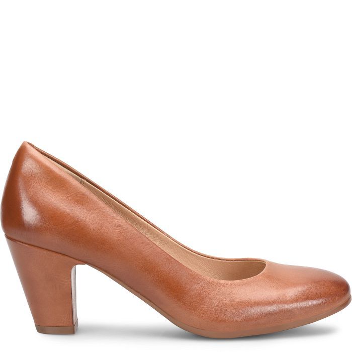 Sofft's signature pump, set on a versatile mid-height heel, is a forever classic. Sofft Shoes, Shoes And Boots, Metallic Leather, Polished Look, 8 M, Women's Pumps, Final Sale, Cork, Heel Height