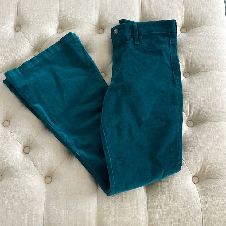 Greenish Blue High Rise Flare Pants From Hollister Chic Blue Mid-rise Pants, Chic Mid-rise Blue Pants, Blue Fitted High Rise Wide Leg Pants, High Rise Fitted Blue Wide Leg Pants, Fitted High Rise Blue Wide Leg Pants, Blue Mid-rise Wide Leg Cotton Pants, Blue Mid-rise Cotton Wide Leg Pants, Mid-rise Blue Cotton Wide Leg Pants, Blue Cotton Wide Leg Pants For Fall