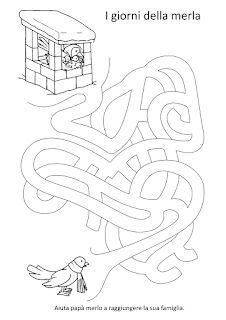 a maze with an image of a bird in it