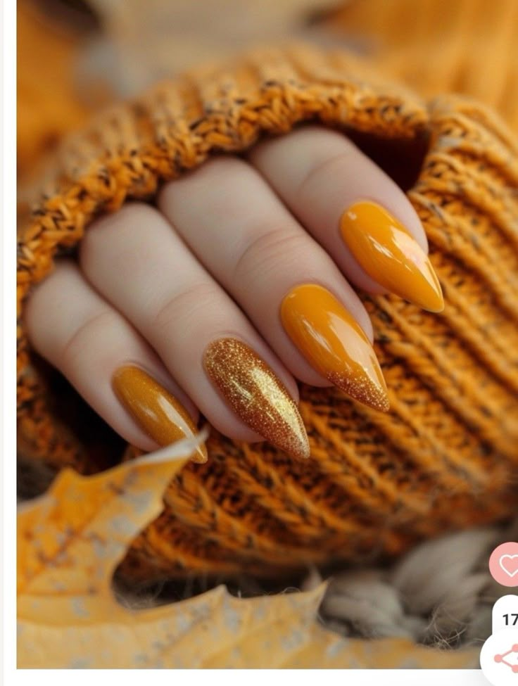 Fall Nail Trends, Fall Gel Nails, Green Nail Designs, Short Nails Art, Fall Acrylic Nails, Thanksgiving Nails, Nail Swag, Fall Nail Art, Short Nail Designs