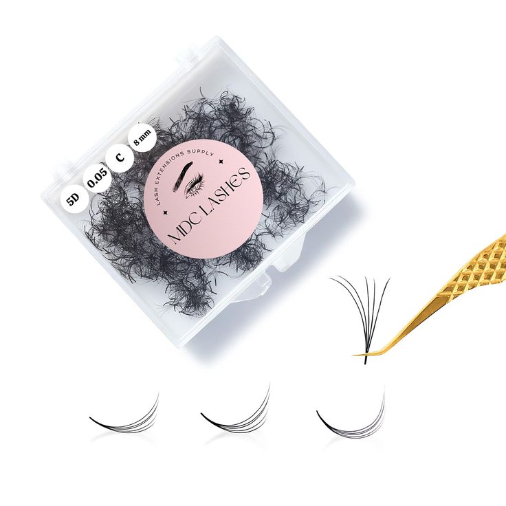 PRICES MAY VARY. [High-Quality Eyelash Fan ]: Volume fans produced by an eyelash extension supplier in advance. Our easy fan lash extensions are made of 100% PBT material which is soft, very dark, ready to be dipped and placed on your lash. Short Stem in 5D-16D with C/CC/D curl in 0.5mm thickness, length from 8-16mm. [ Cost Effective ]: Each package contains 500 eyelash fans. All our products are carefully checked, before releasing to market, ensuring the best quality. Easy to start volume lashi Fan Lash Extensions, Lash Fans, Fake Eyelash, Russian Volume Lashes, Great Lash, Volume Lash Extensions, Volume Eyelash Extensions, How To Apply Mascara, Individual Lashes