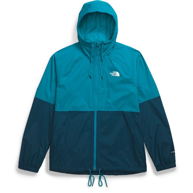 Inspired by the iconic Mountain Light jacket  The North Face men's Antora Rain hoodie protects you from wind and wet weather. Its modern  relaxed silhouette gives it weekday to weekend versatility. Blue Functional Waterproof Windbreaker, Functional Blue Waterproof Windbreaker, Urban Blue Outerwear With Adjustable Hood, Blue Functional Hooded Jacket For Hiking, Blue Windproof Hooded Jacket For Outdoor, Blue Weatherproof Outerwear For Outdoor Activities, Weatherproof Blue Outerwear For Outdoor Activities, Blue Waterproof Functional Hooded Jacket, Sporty Blue Windproof Hooded Jacket