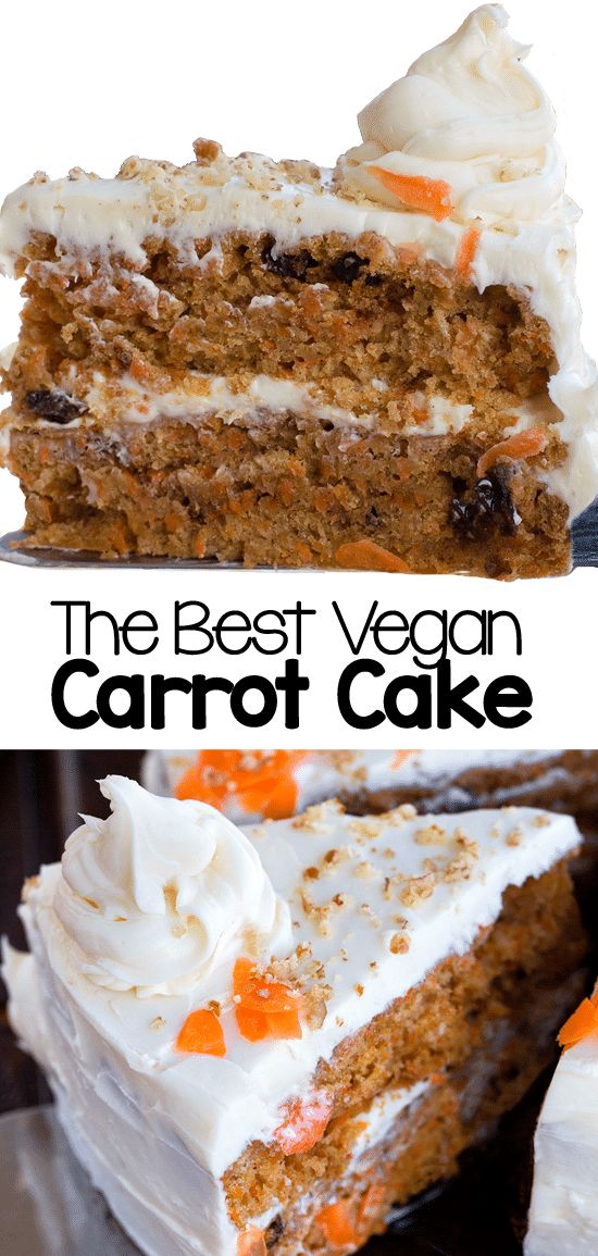 the best vegan carrot cake with cream cheese frosting