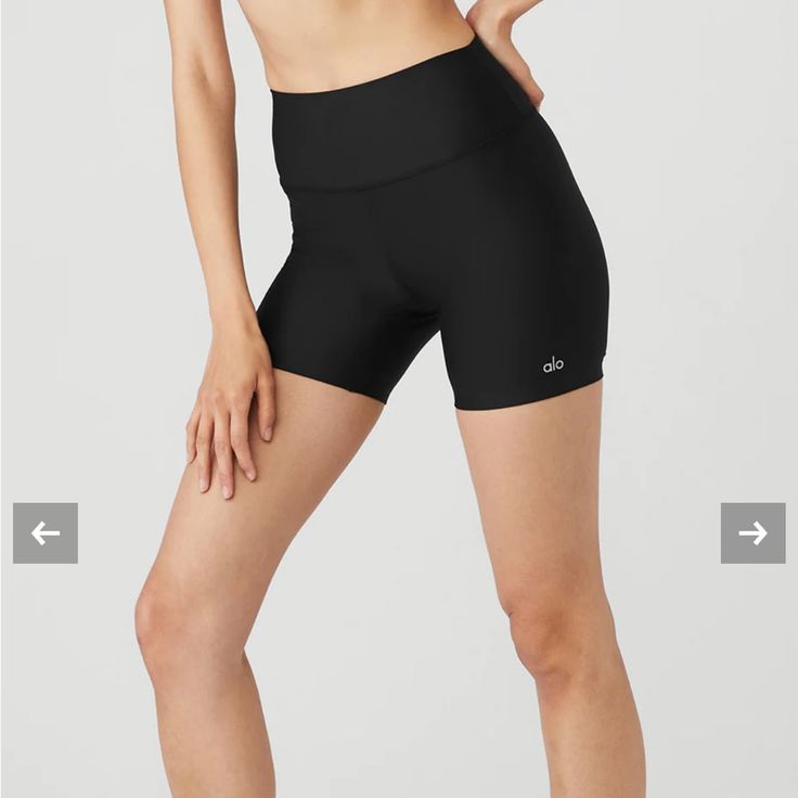 Alo Yoga Airlift Energy Short - Black Brand New With Tags Size Xs Black Alo Yoga Activewear For Yoga, Black Short Length Sporty Activewear, Black Athleisure Activewear Short Leg, Black Alo Yoga Activewear For Gym, Black Athletic Shorts With Light Support, Black Alo Yoga Athleisure Activewear, Black Shorts With Light Support For Gym, Alo Yoga Athletic Fit Activewear For Workout, Casual Short Length Alo Yoga Activewear