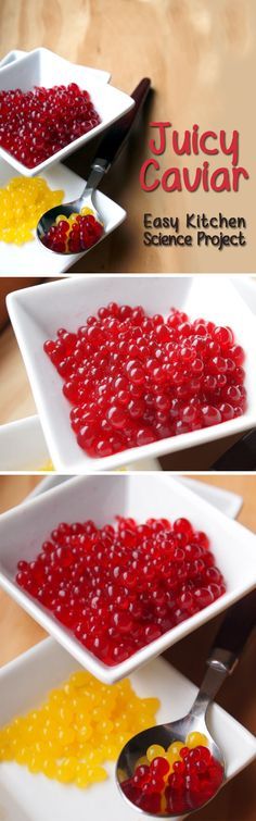 jelly caviar is an easy and delicious dessert