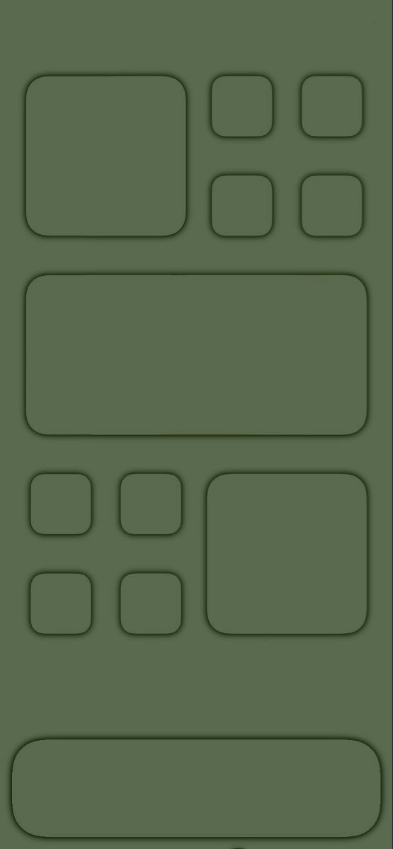 a green background with squares and rectangles in the bottom right corner, on top of each other