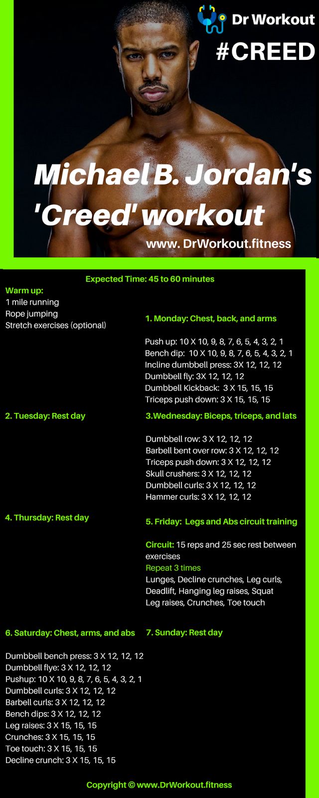 the back cover of michael jordan's speed workout program