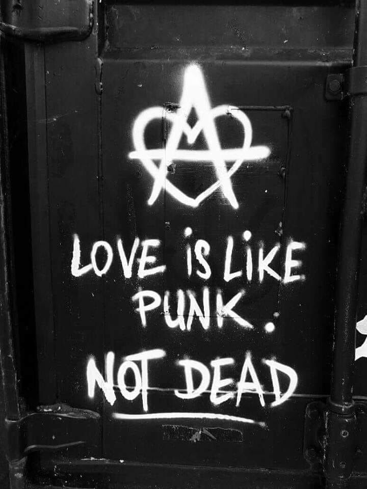 Queer Graffiti, Punk Rock Quotes, Punk Moodboard, Punk Symbols, Punk Quotes, Punk Fashion Diy, Punk Love, Street Art Utopia, Punk Culture