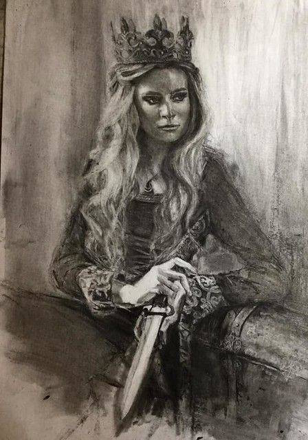 Lady Macbeth | Low res photo of my charcoal drawing of Lady … | Flickr Macbeth Poster Project, Lady Macbeth Drawing, Lady Macbeth Art, Lady Macbeth Aesthetic, Macbeth Drawing, Macbeth And Lady Macbeth, Macbeth Art, Macbeth Aesthetic, Macbeth Project